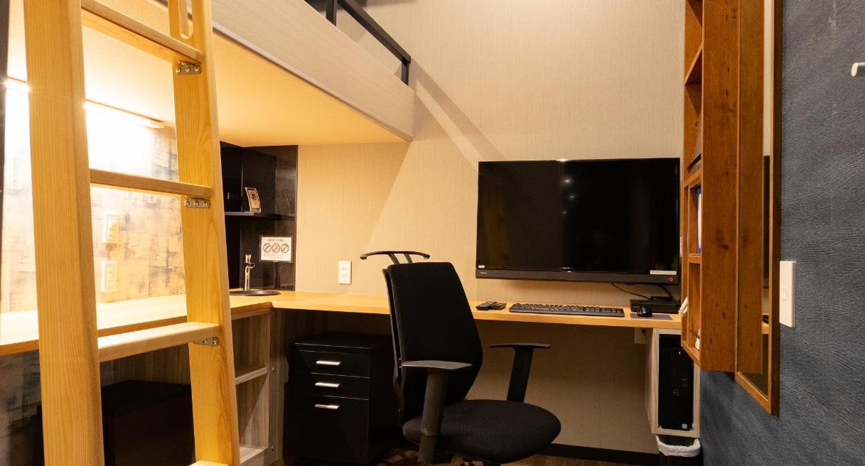 ロフト付きルーム