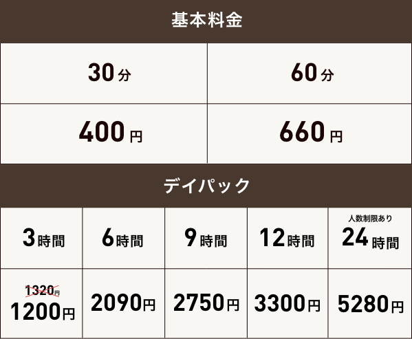 個室基本コース
