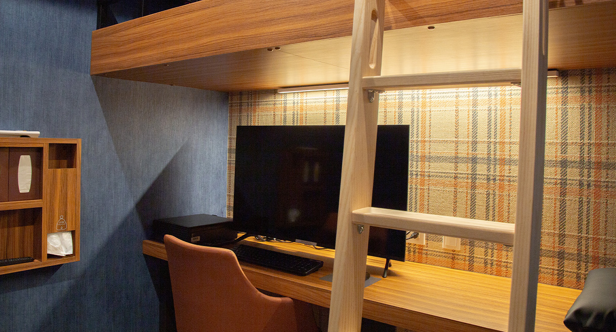 ロフト付きルーム