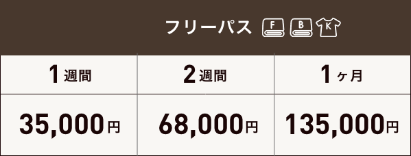 フリーパス